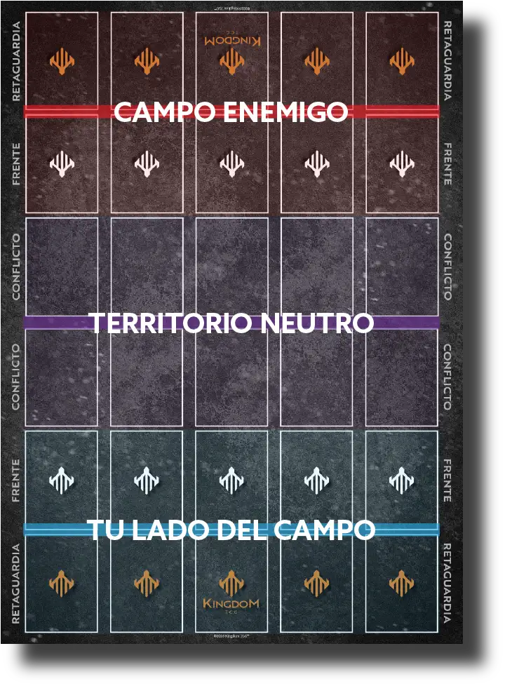 Líneas del Campo de Batalla de Kingdom TCG™