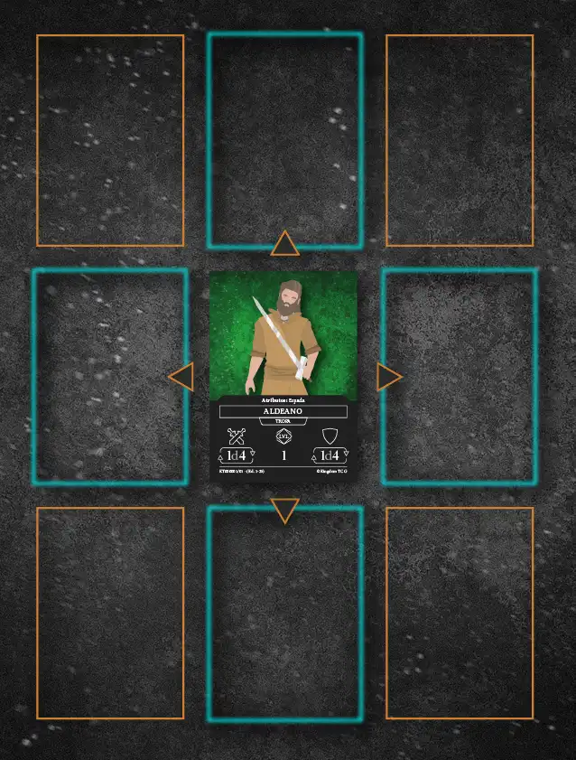 Espacios que integran la cruz de un combatiente.