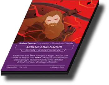 Pila de cartas de realeza.