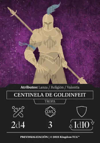 CENTINELA DE GOLDINFEIT