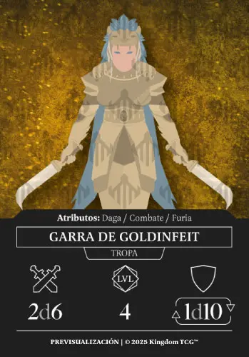 GARRA DE GOLDINFEIT
