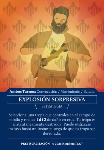 EXPLOSIÓN SORPRESIVA