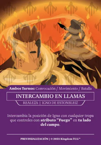 INTERCAMBIO EN LLAMAS