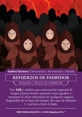 REFUERZOS DE FAHRIDOR