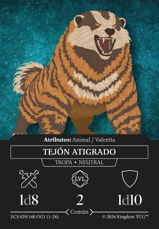 TEJÓN ATIGRADO