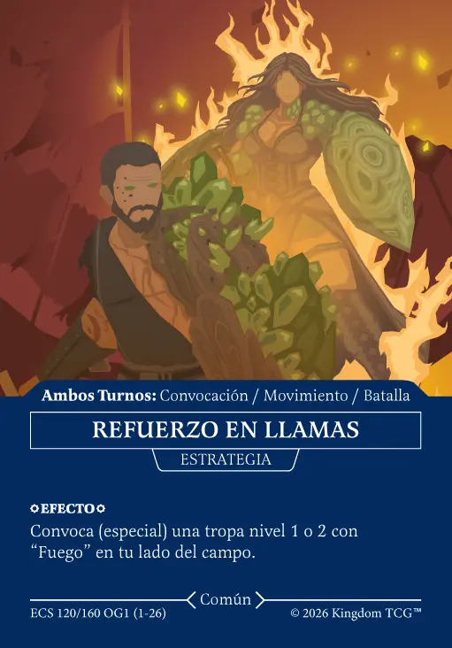 REFUERZO EN LLAMAS