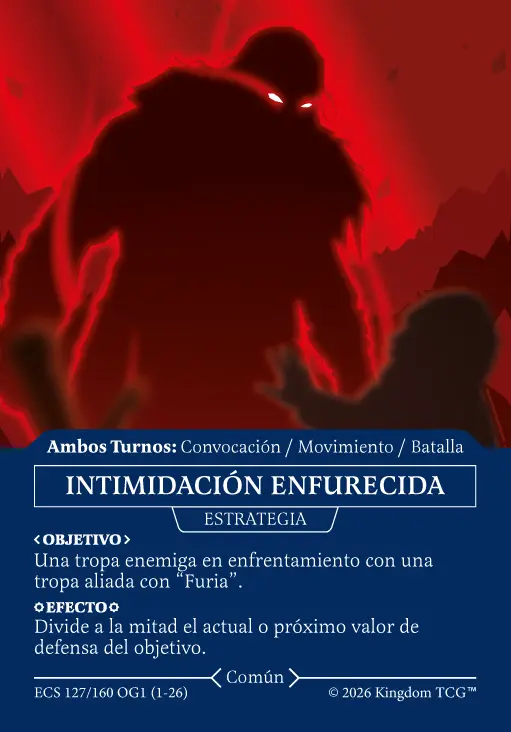 INTIMIDACIÓN ENFURECIDA