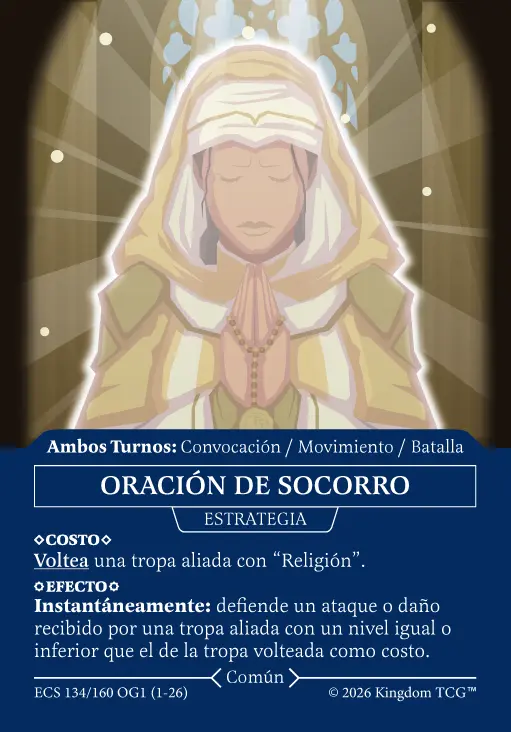ORACIÓN DE SOCORRO