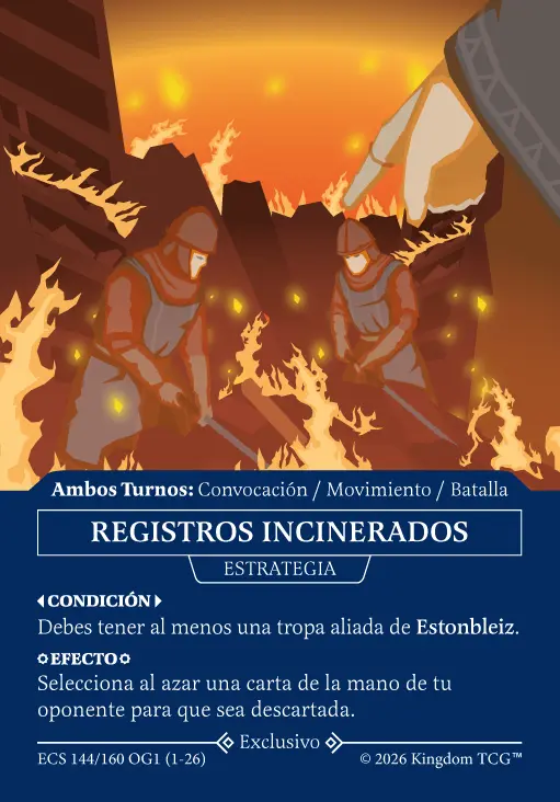 REGISTROS INCINERADOS