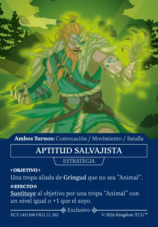 APTITUD SALVAJISTA