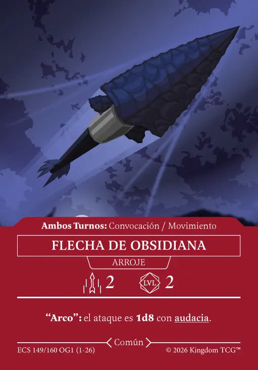 FLECHA DE OBSIDIANA
