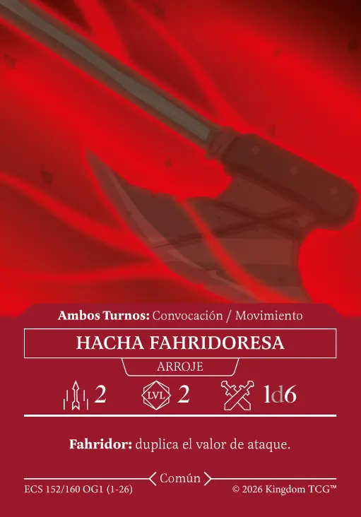 HACHA FAHRIDORESA